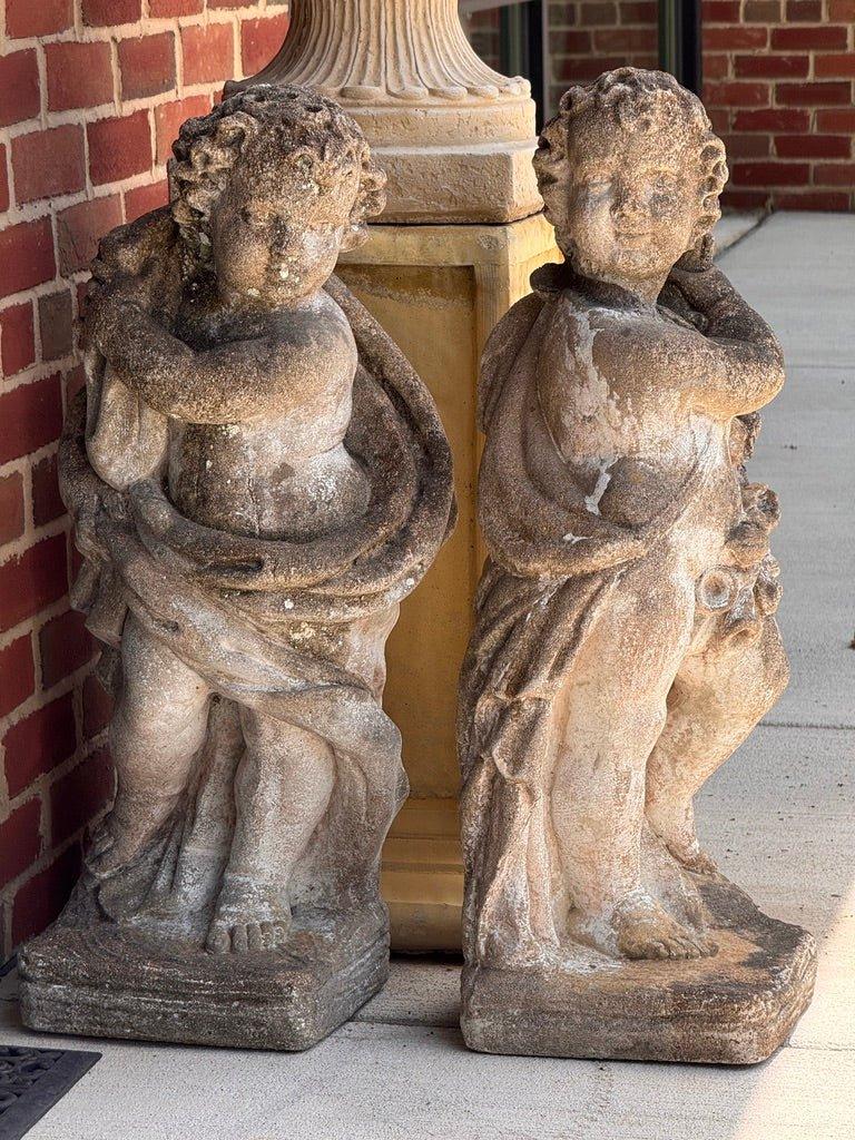 Italiano Putti da giardino, inizio XX secolo in vendita