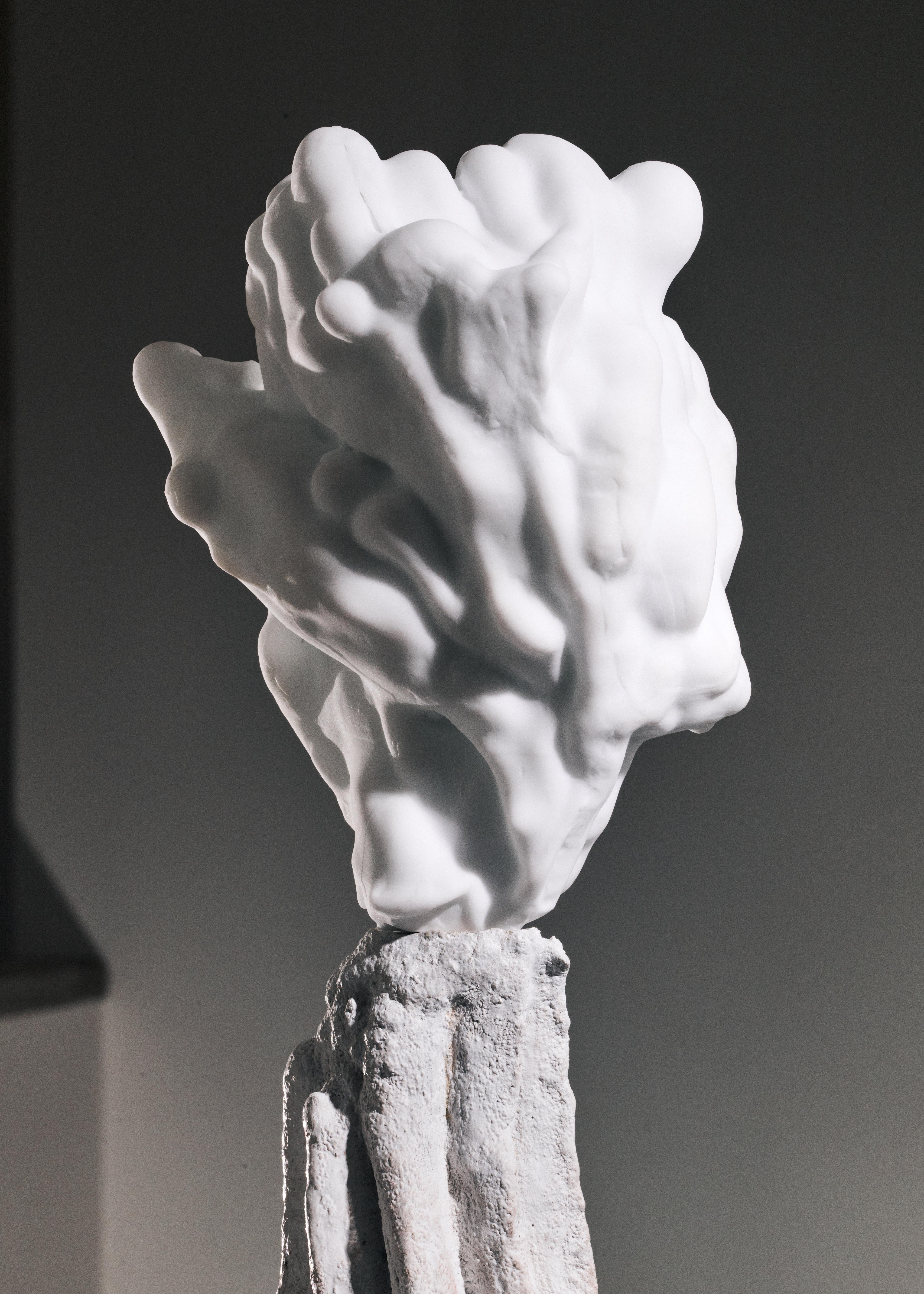 Escultura de pie Rosa de jardín de Elis Monsport Checo en venta