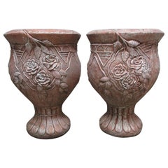 Macetas para rosas de jardín