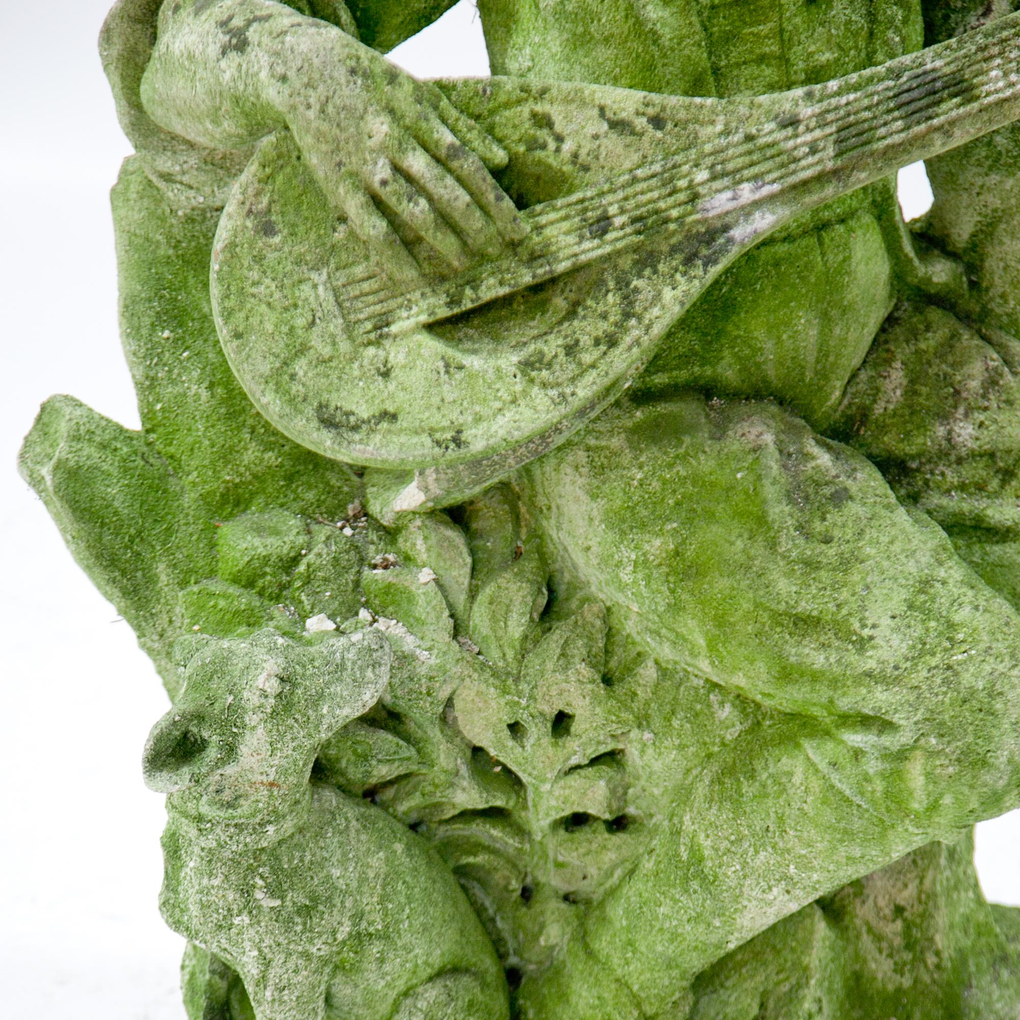 Garden Sculpture of a Musician, prob. Italy, 20th Century 2