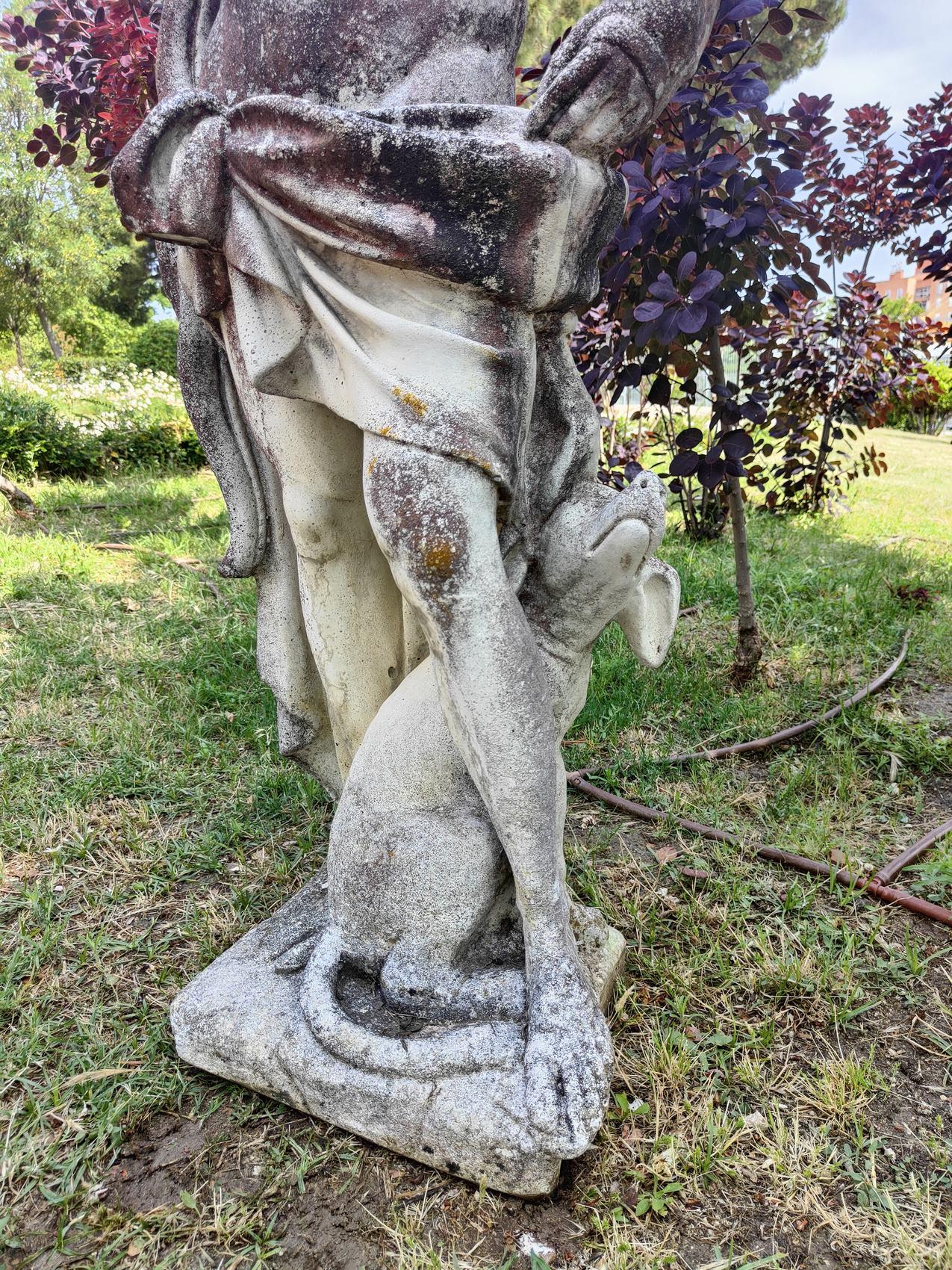 Garden Sculpture Representing : Acteon For Sale 2