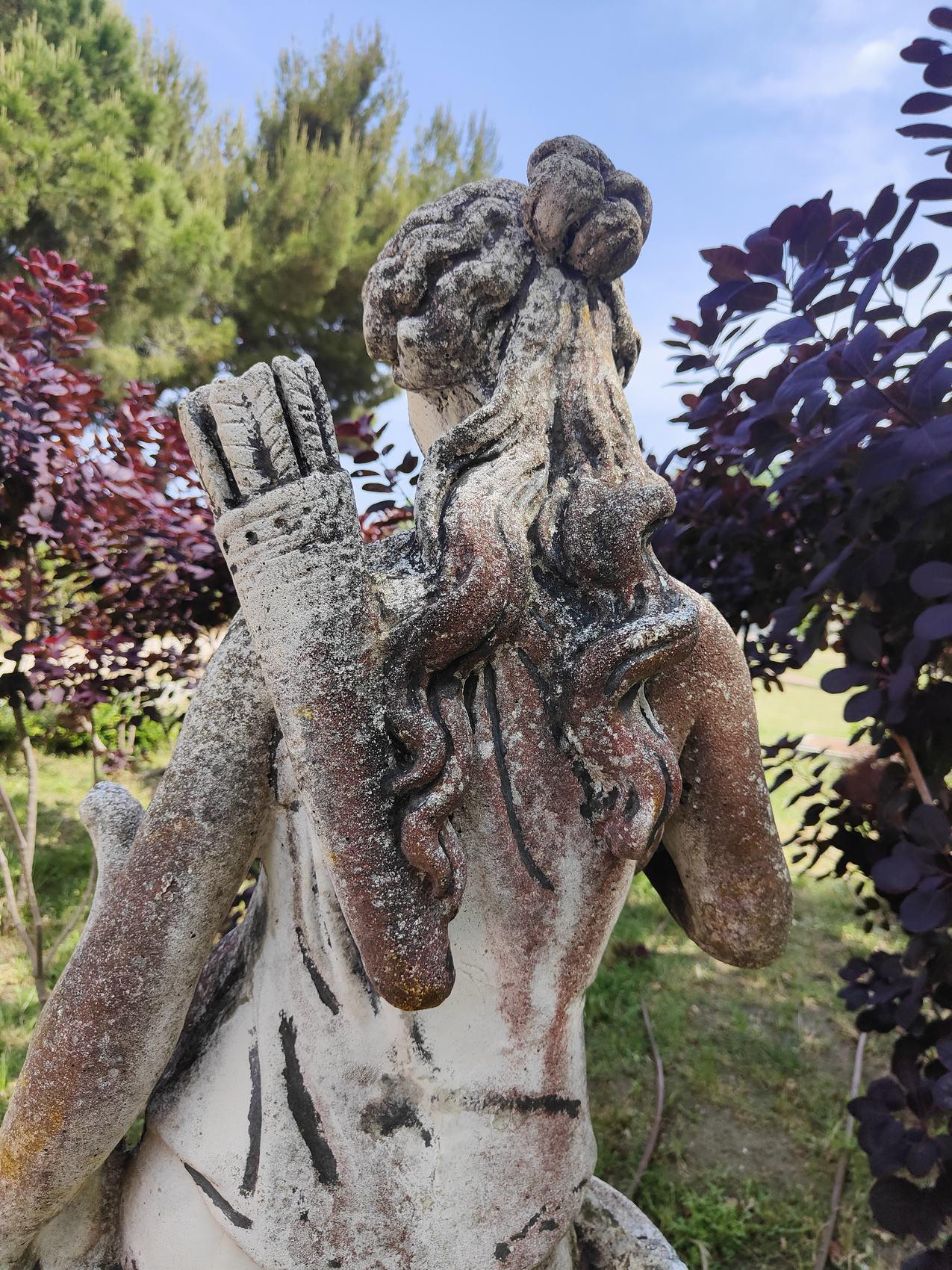 Garden Sculpture Representing: Artemis For Sale 5