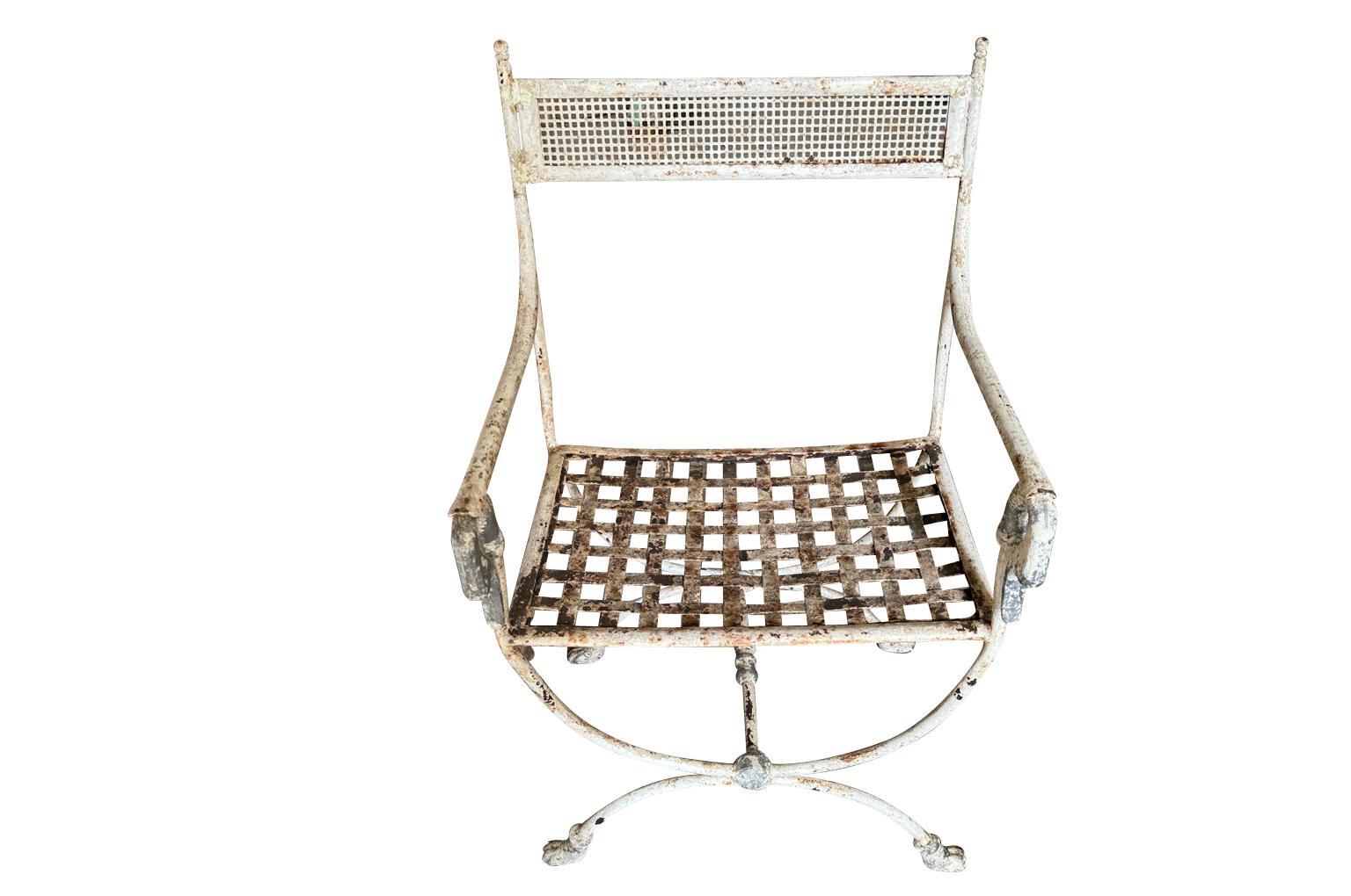 Garden Set Of Curule Form Garden Chairs And Stools 3