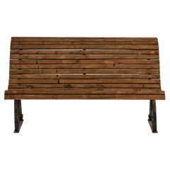 Garten-Sofa aus Gusseisen und Holz, 1940er-Jahre