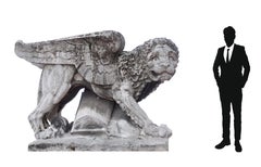 Garden Statue, Lion of San Marco, Prototype for the Central Station of Milan