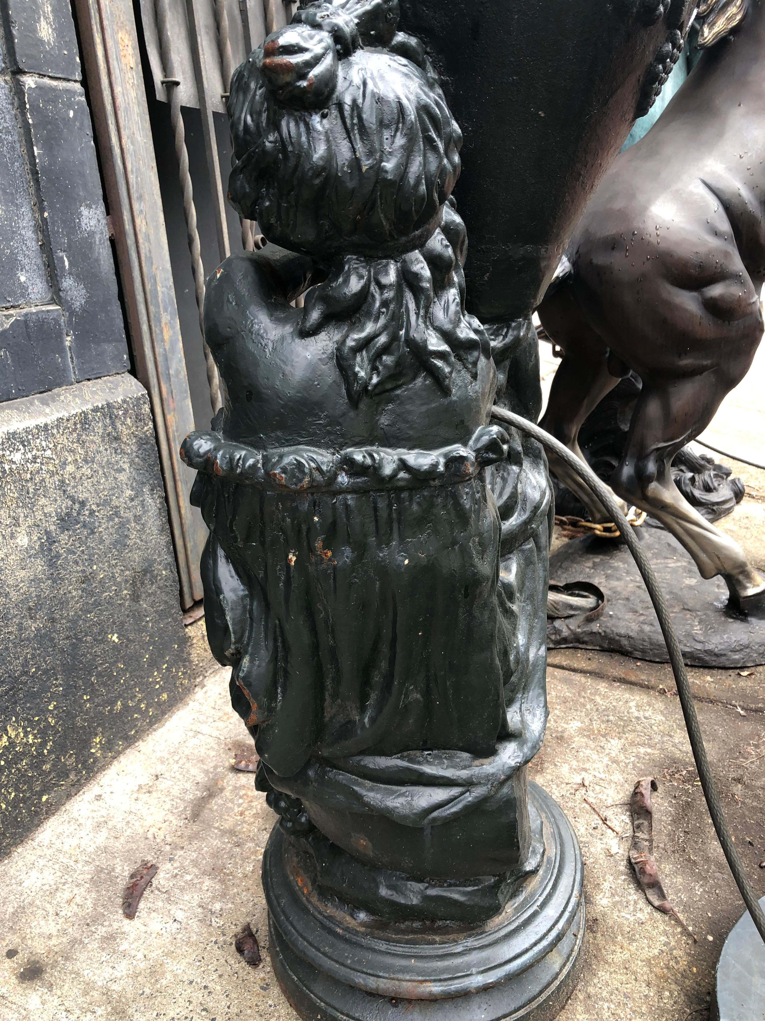 Garden Statues with Planters For Sale at 1stDibs garden statue planters