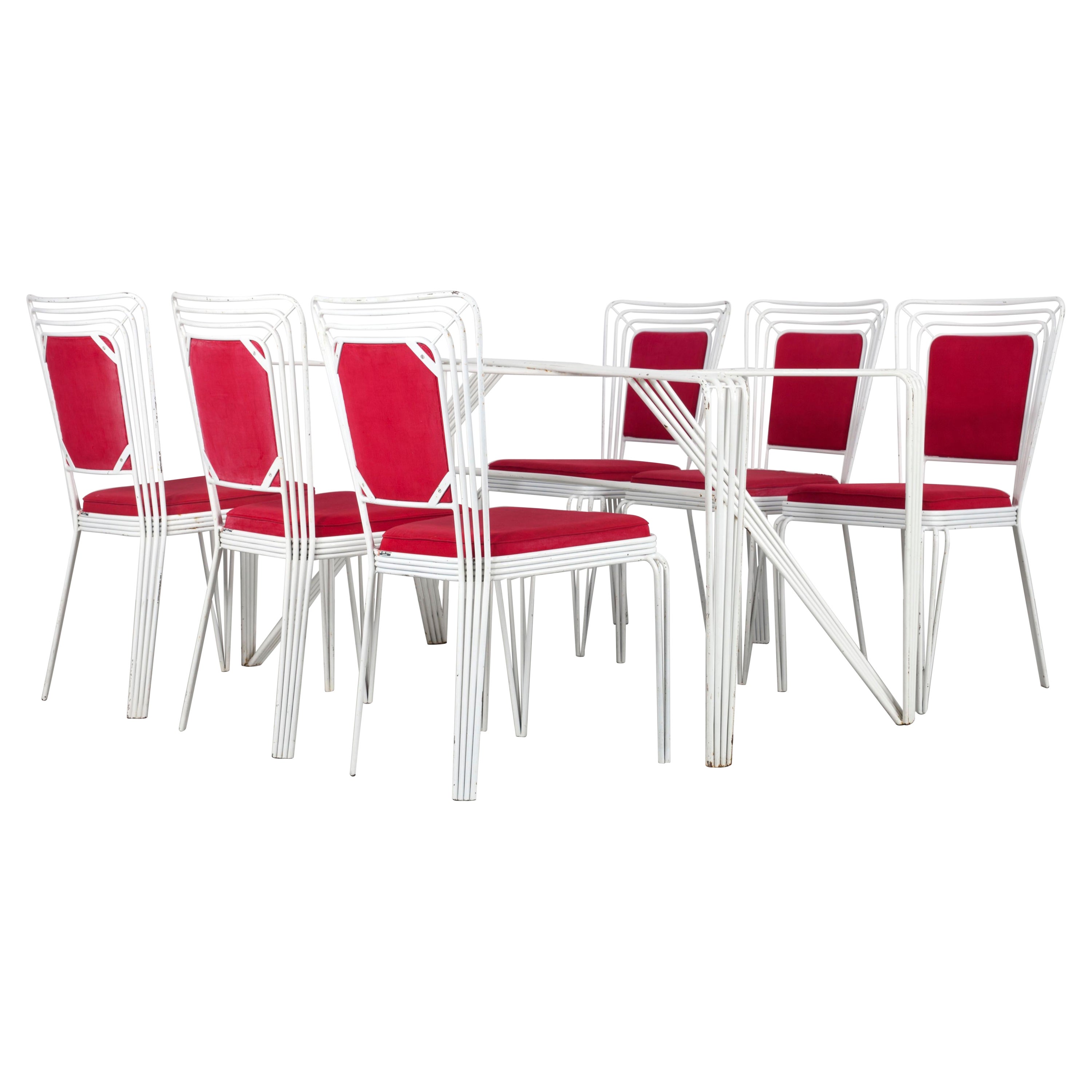 Garden Table Set by Giuseppe de Vivo, 1940s