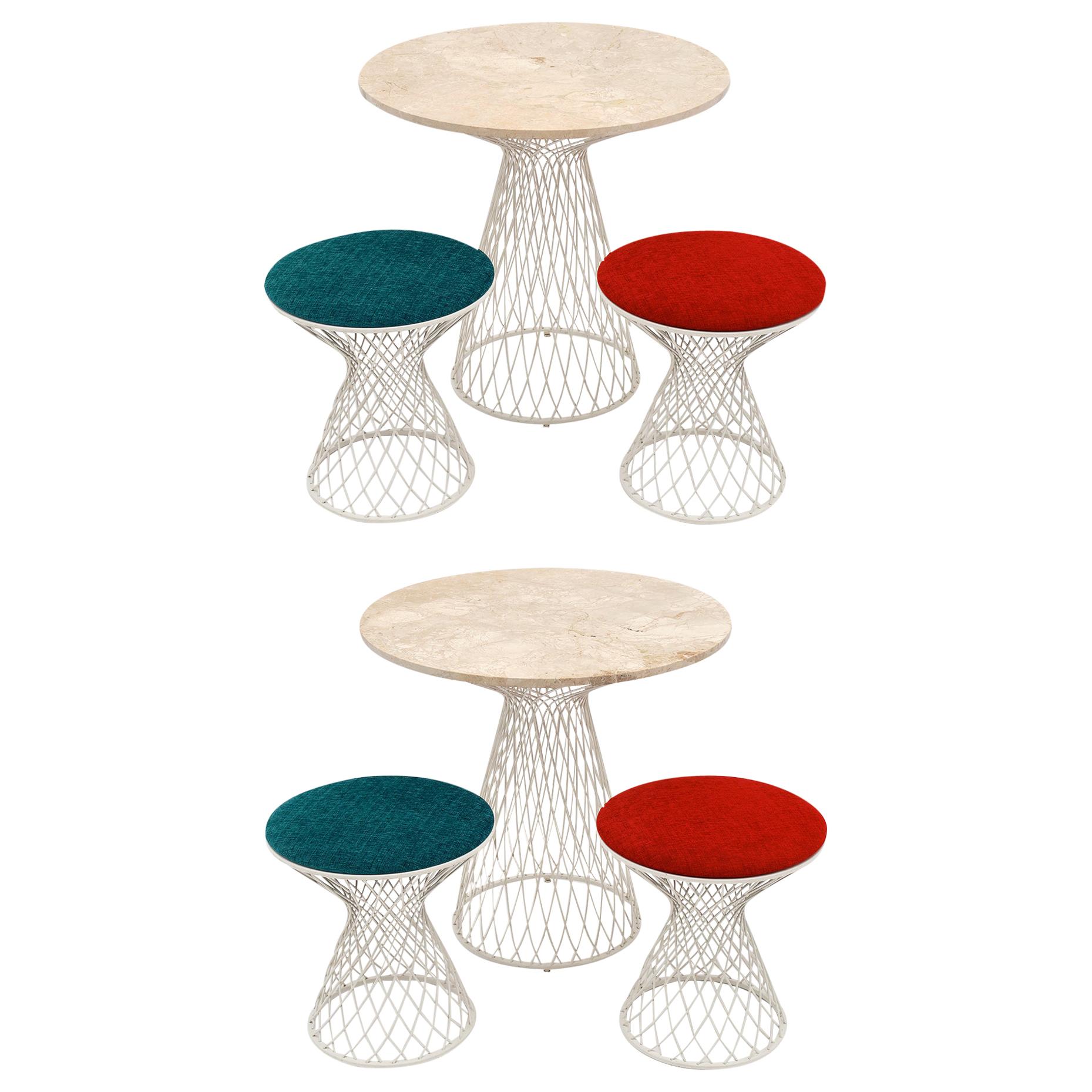 Garden Tables and Stools by Patricia Urquiola For Sale