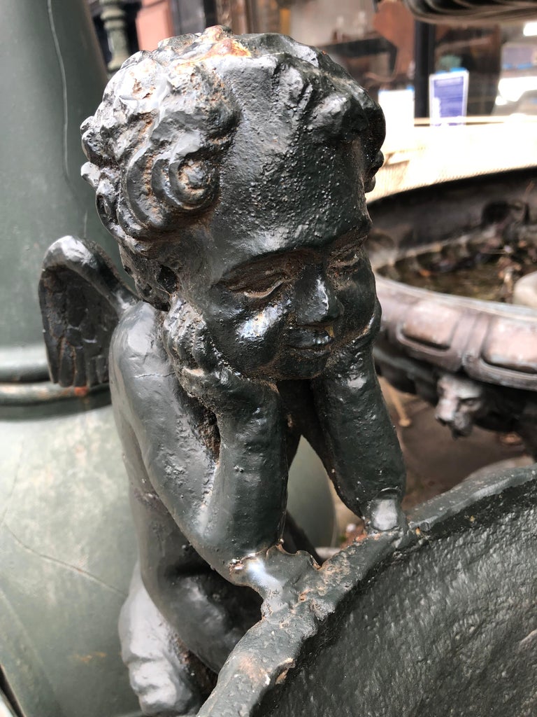 Garden Urns with Cherubs For Sale at 1stDibs