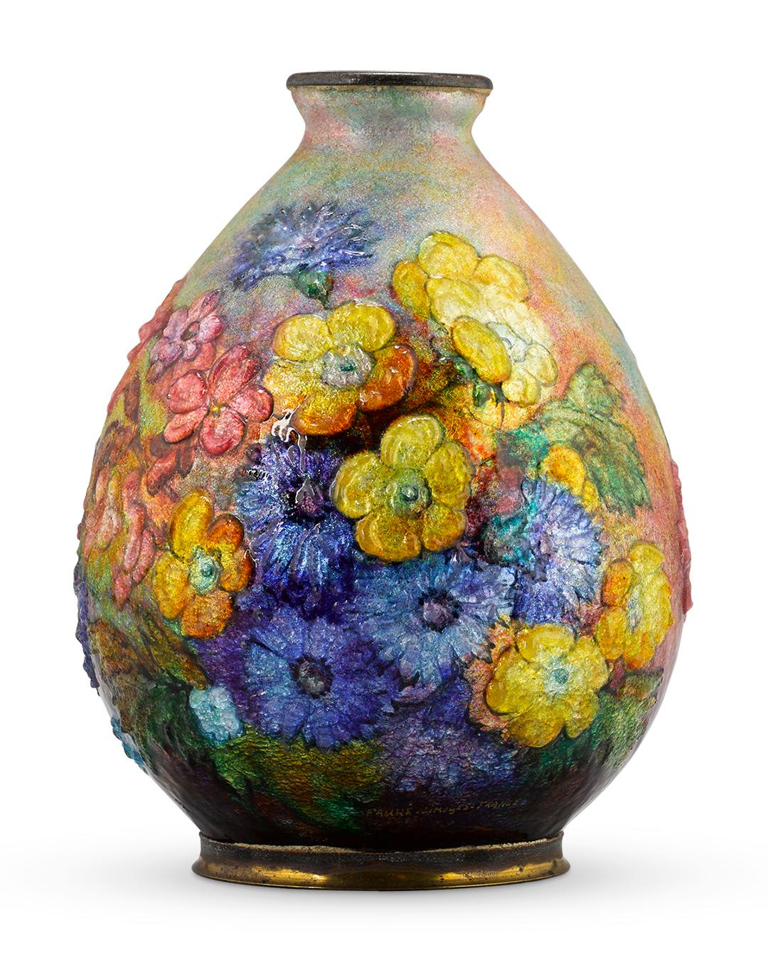 French Garden Vase by Camille Fauré