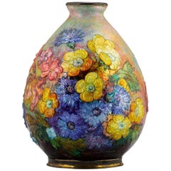 Antique Garden Vase by Camille Fauré