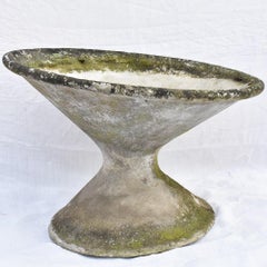Garden Vase, Concrete Planters, "Diablo" By Willy Guhl, 1950s, XX Century.