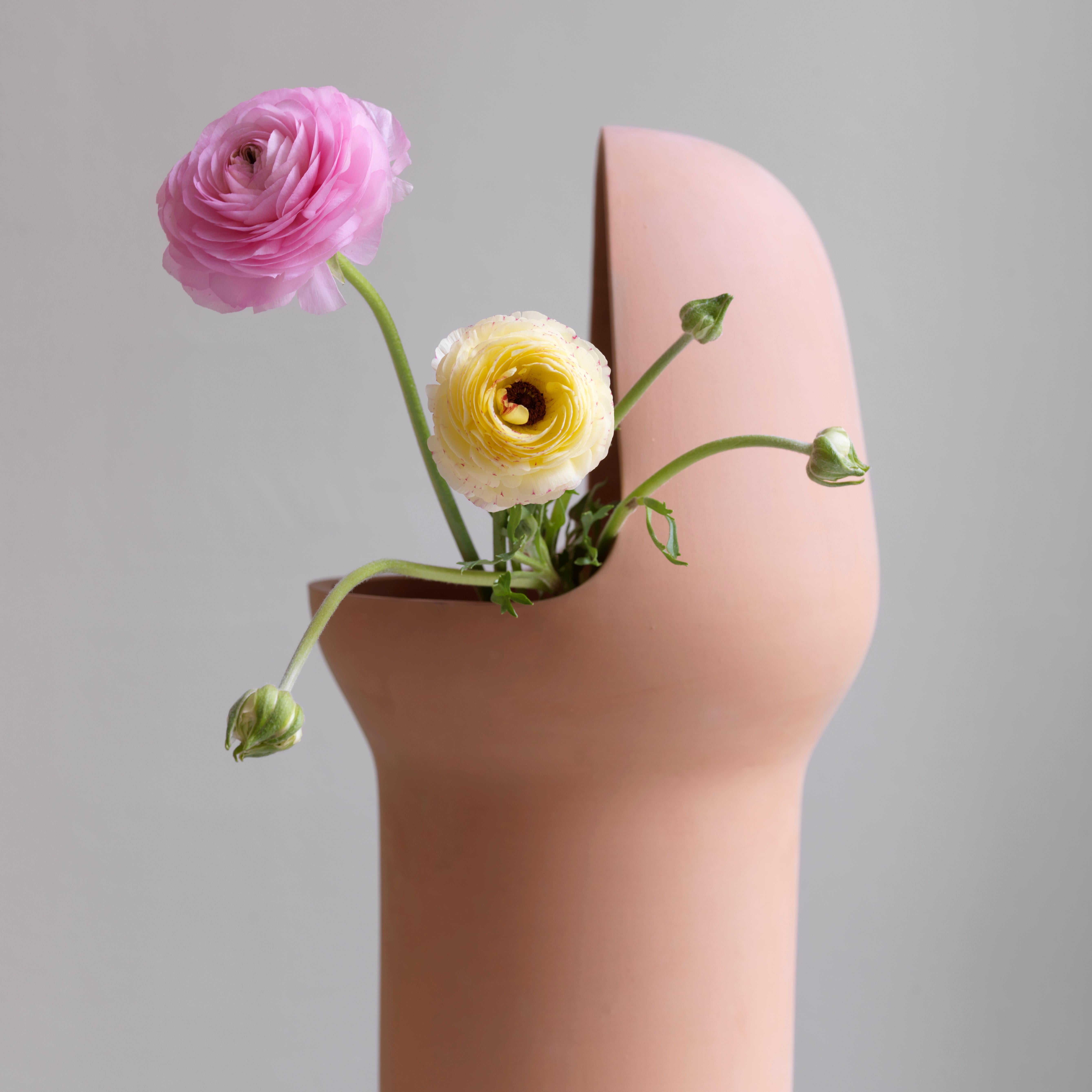 Gardenias Contemporary Terracotta Vase Nº1 by Jaime Hayon For Sale 3