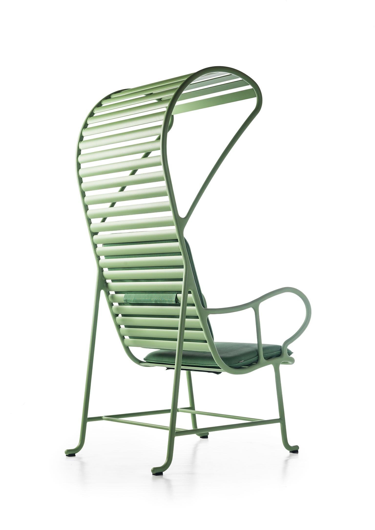 Gardenias Outdoor Armchair with Pergola by Jaime Hayon for BD Barcelona In New Condition For Sale In Brooklyn, NY