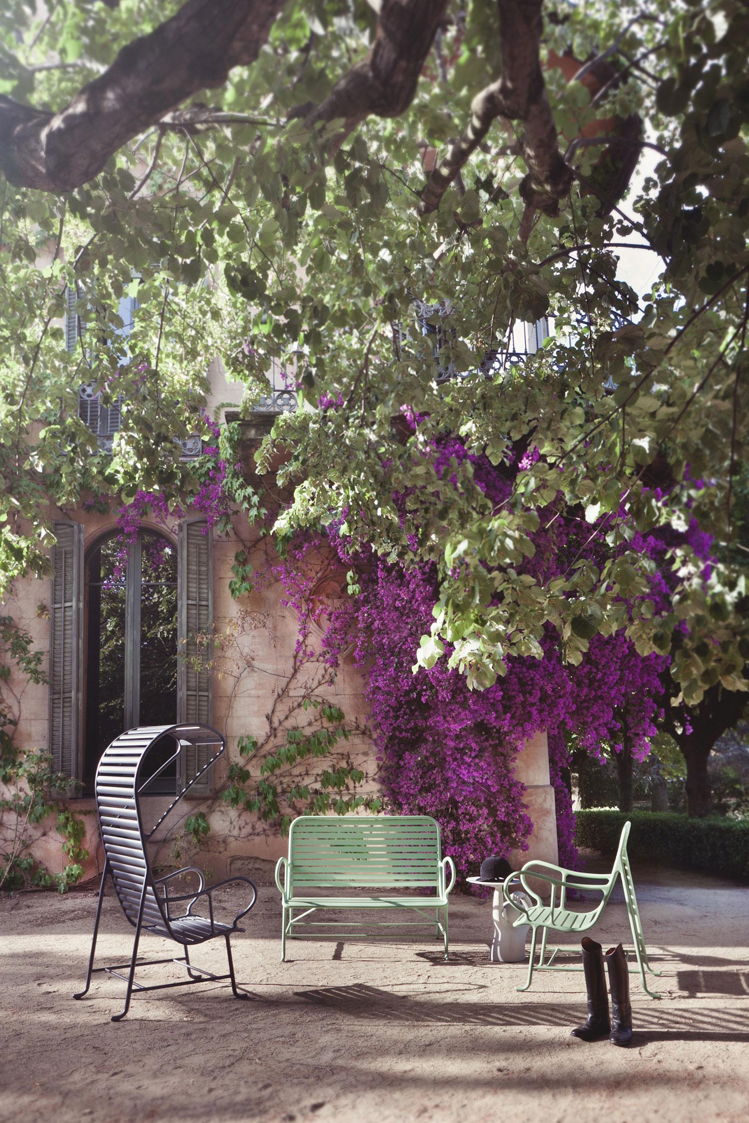 Gardenias Outdoor Armchair with Pergola by Jaime Hayon for BD Barcelona For Sale 3