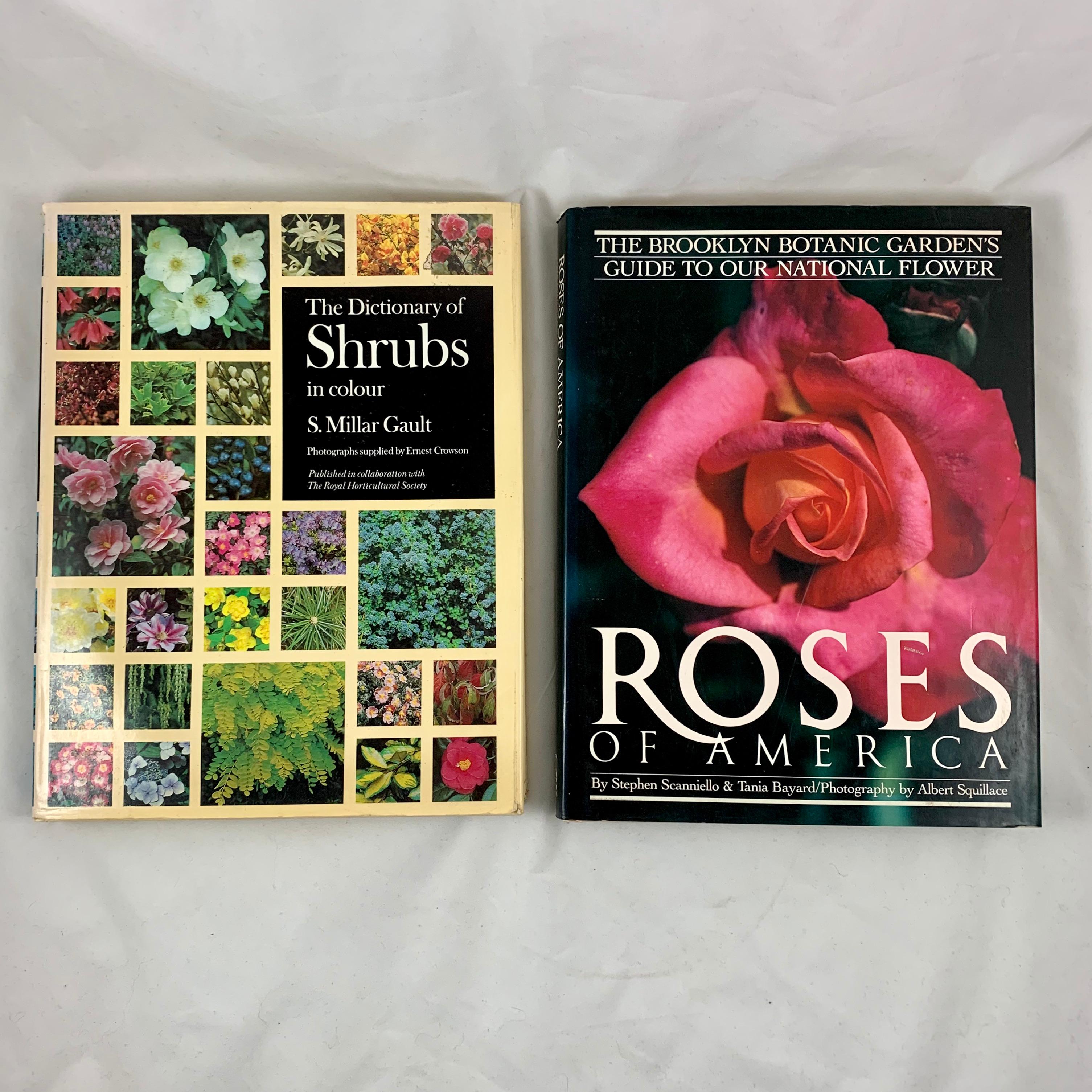 Gardening Roses, Herbs, Shrubs, Vegetables, Fruit Trees, Collection of 5 Books In Good Condition For Sale In Philadelphia, PA