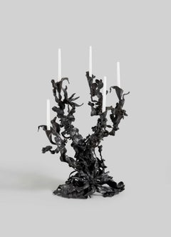 Gardens Of India Candelabra Small in Brass, Viya by Vikram Goyal