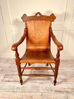 Gardner & Co. Pierced Bent Ply and Oak Frame Arm Chair c.1872