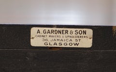 Gardner & Son circa 1840 Serpentine Fronted Claw & Ball Feet Library Bookcase