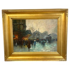 'Gare du Nord Et Dusk' Circle of Edouard Cortes