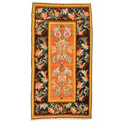 Caucasian Vintage Carpet with a Good Price  for Closing Activities