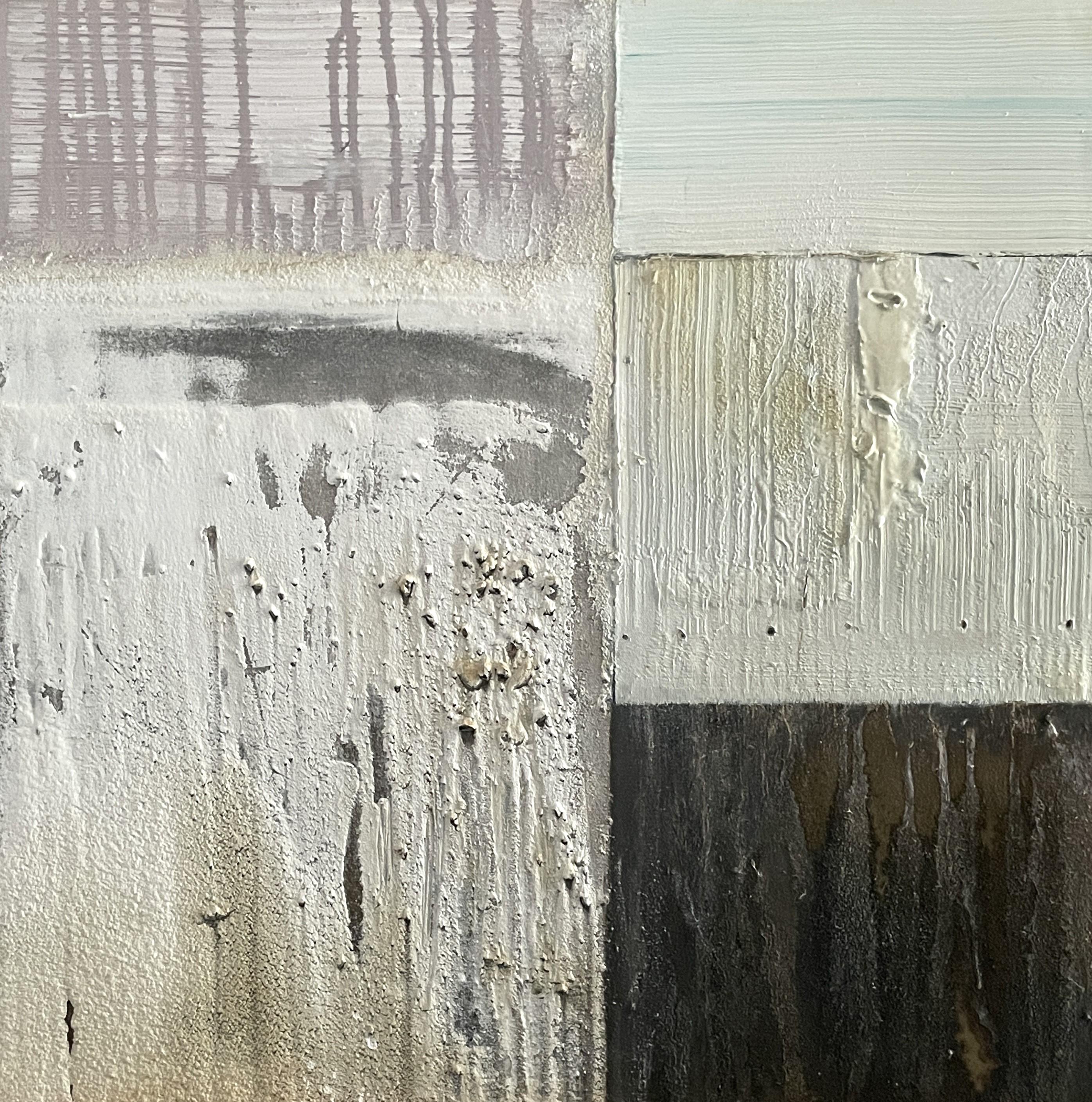 Birchwood. Pittura ad olio astratta contemporanea - Mixed Media Art Astratto di Gareth Edwards