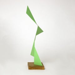 Paramount - Metal, Sculpture abstraite, Contemporary Art, Green, Gareth Griffiths