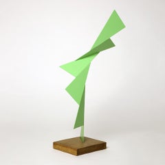 Paramount - Metal, Sculpture abstraite, Contemporary Art, Green, Gareth Griffiths