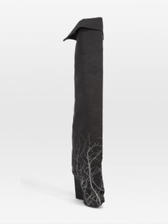 Gareth Pugh Black Embroidered Over The Knee Boots Size IT 38