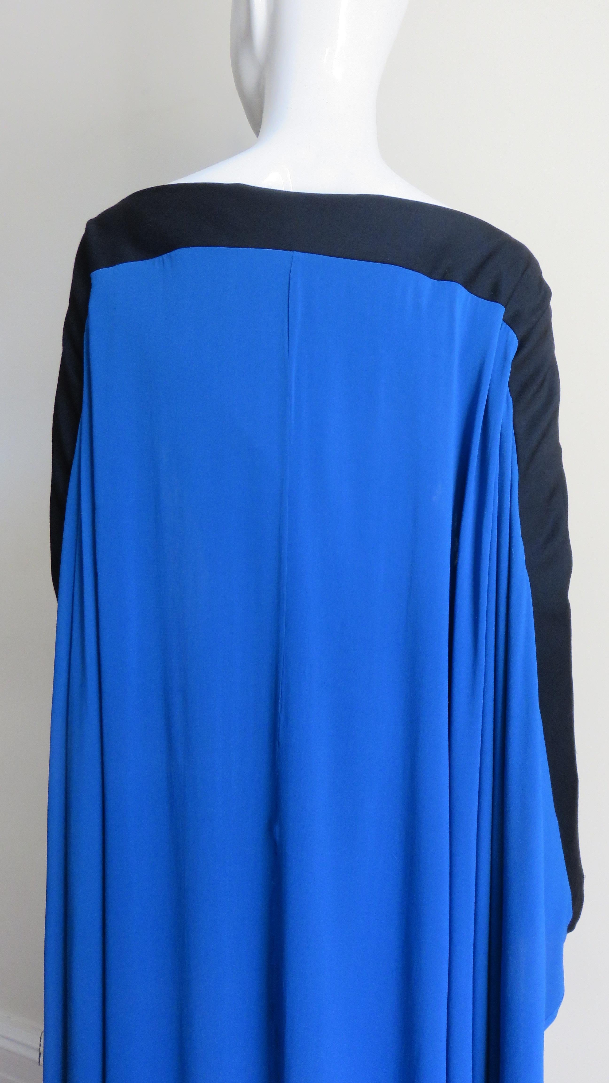 Gareth Pugh New Color Block Cape Back Kleid im Angebot 7