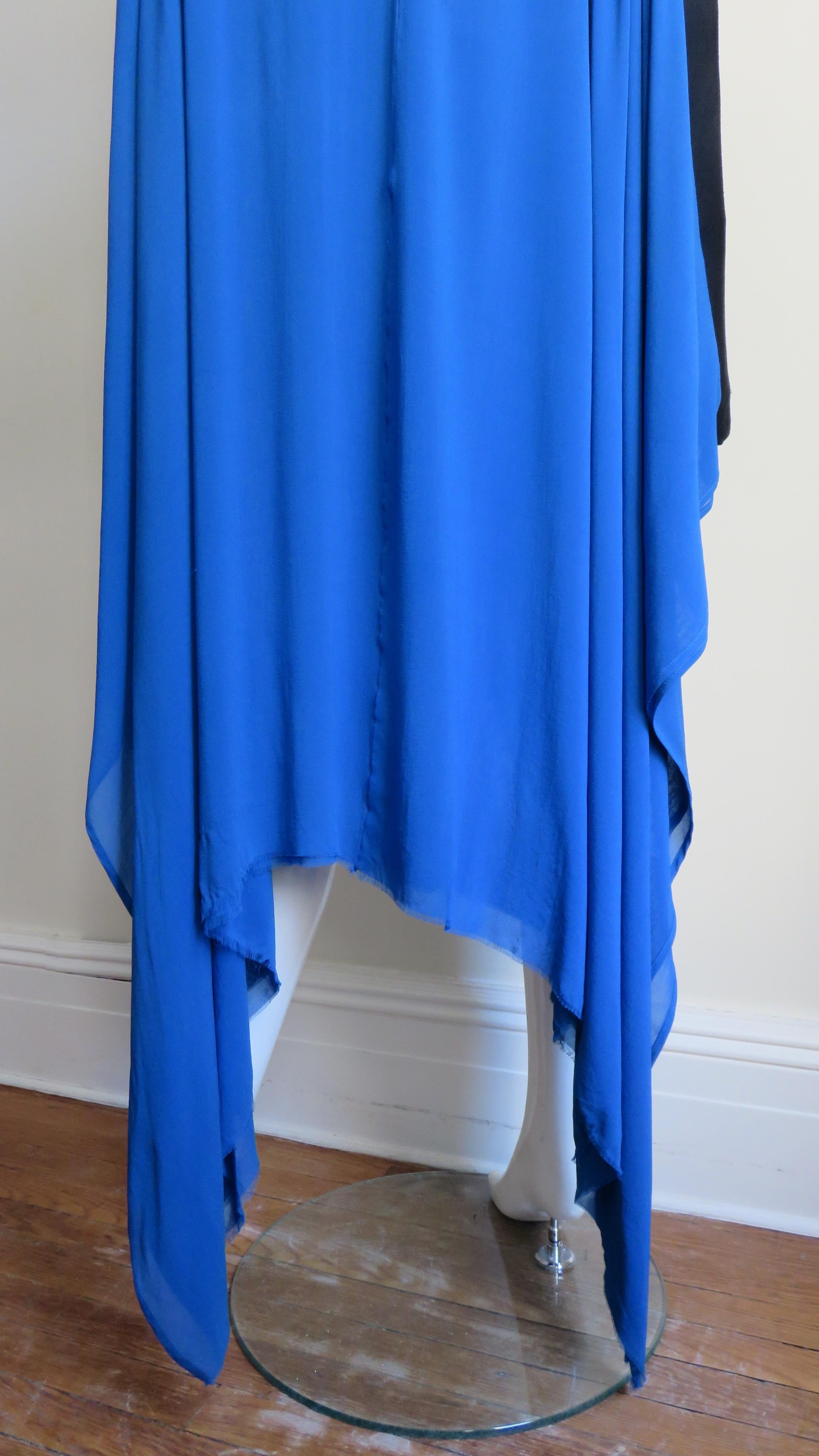 Gareth Pugh New Color Block Cape Back Kleid im Angebot 8