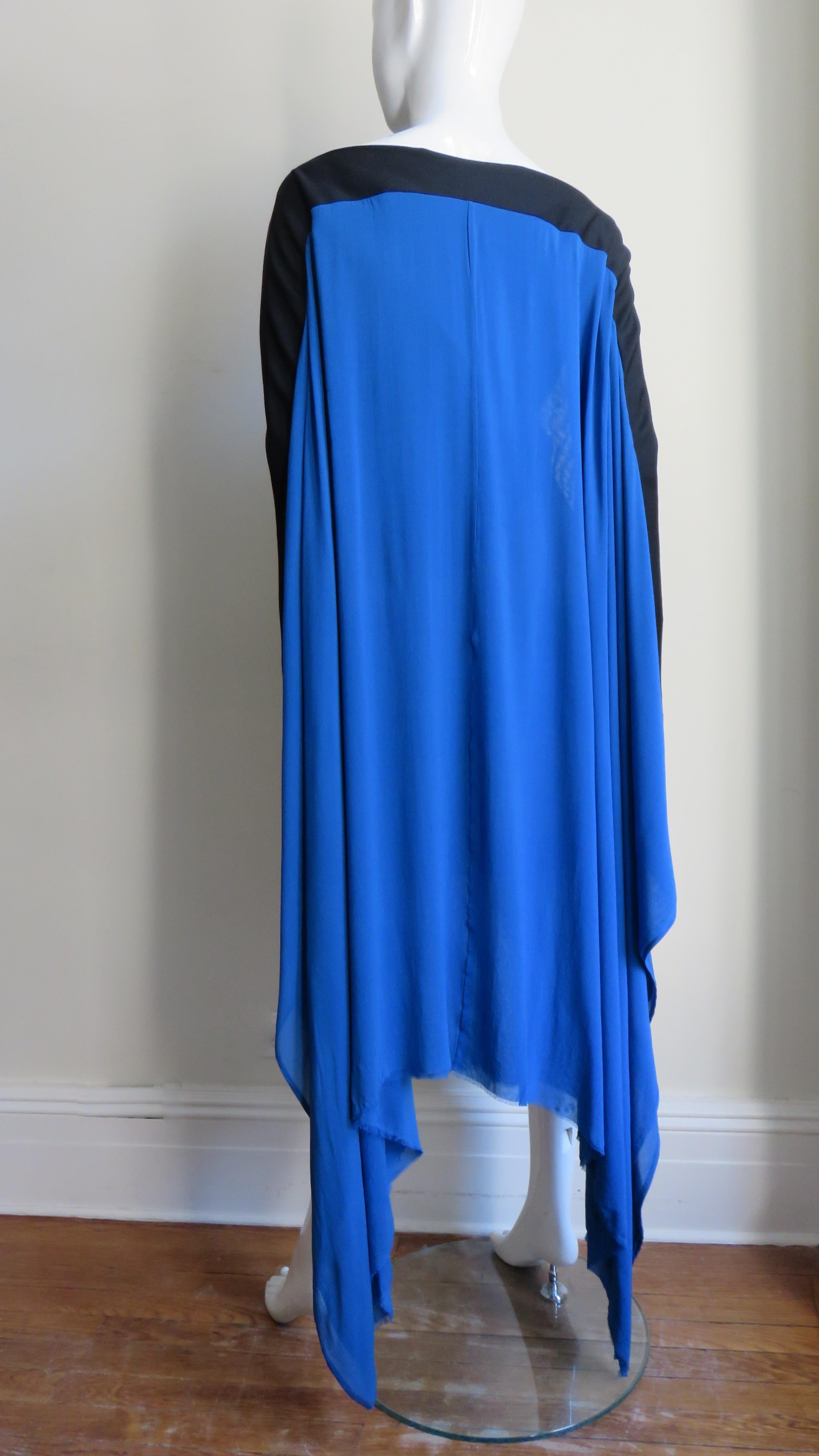 Gareth Pugh New Color Block Cape Back Kleid im Angebot 9