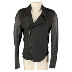 GARETH PUGH Size M Black Mixed Materials Cotton Blend Jacket