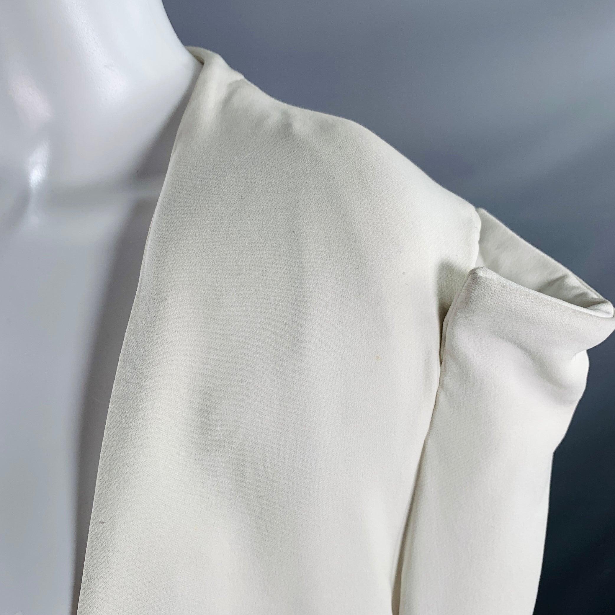 GARETH PUGH SS09 Size M White Black  Two Tone Open Front Coat For Sale 6