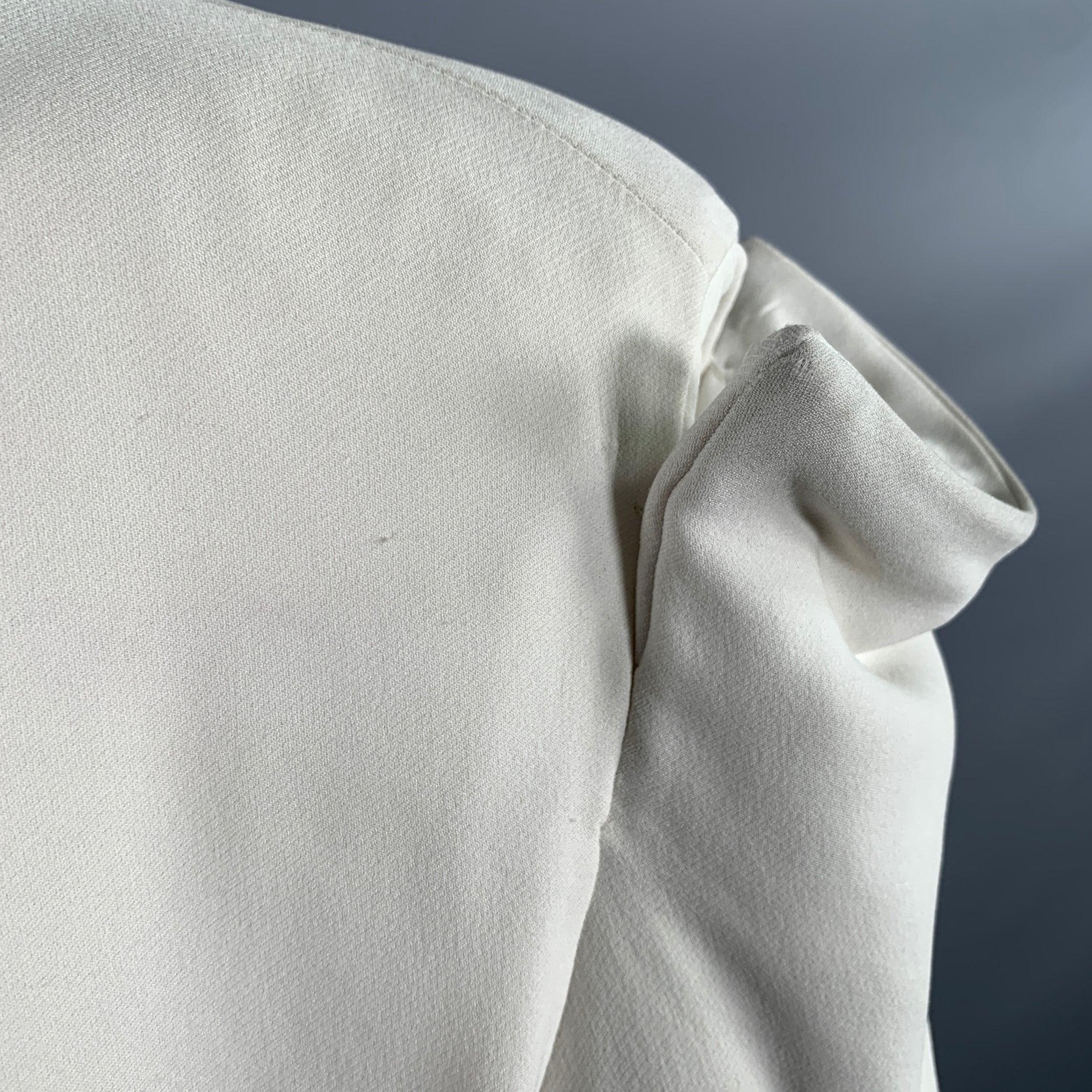 GARETH PUGH SS09 Size M White Black  Two Tone Open Front Coat For Sale 1