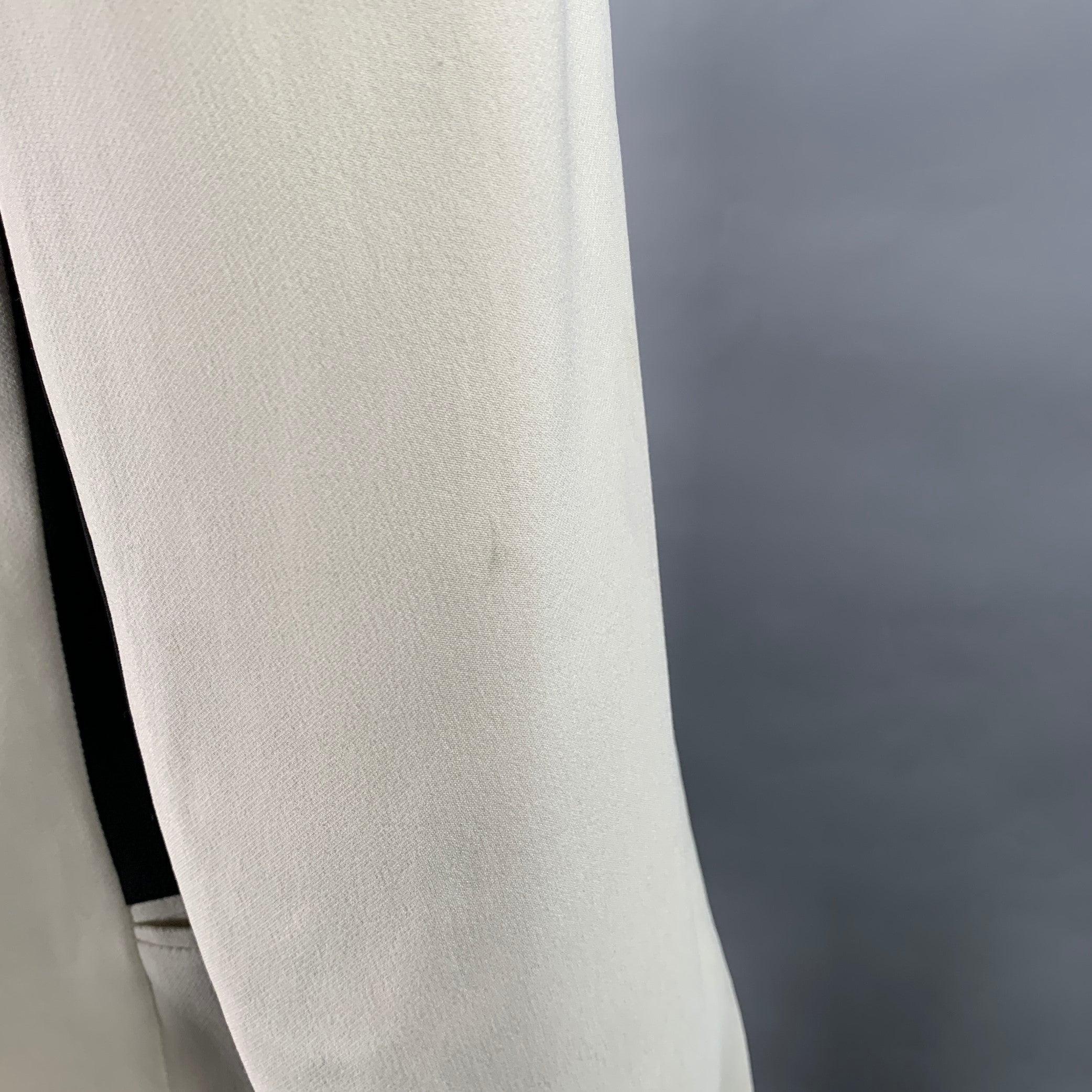 GARETH PUGH SS09 Size M White Black  Two Tone Open Front Coat For Sale 3