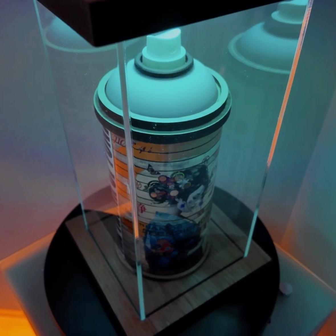 Small Sanctuary - Spraycan series - Contemporary Sculpture by Gareth Tristan Evans