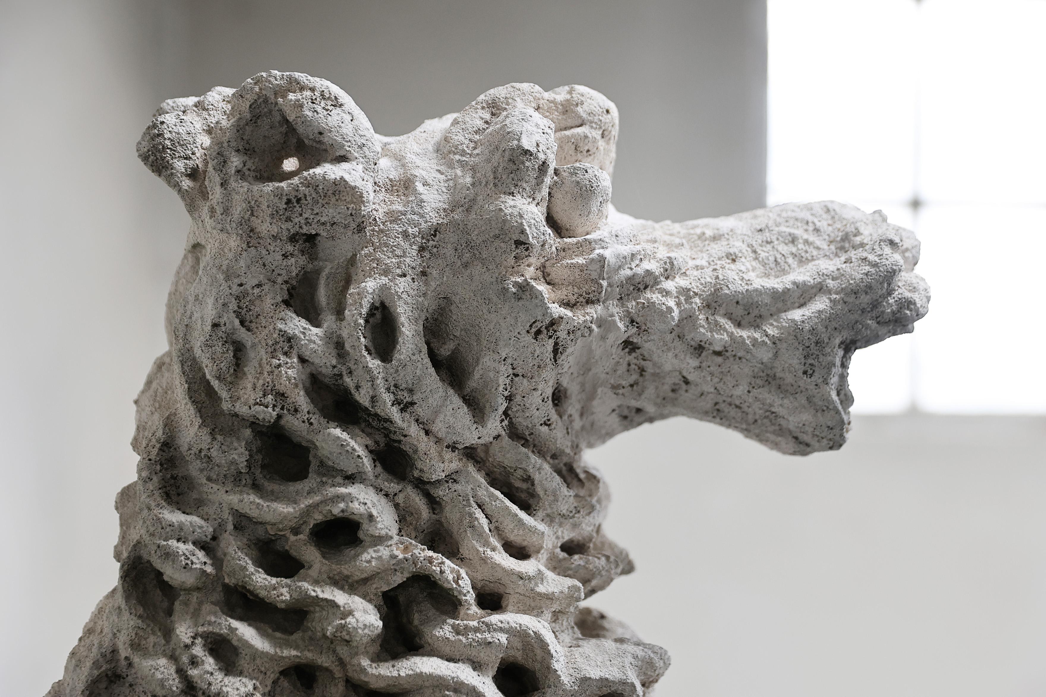 Gargoyle de calcaire français en vente 2