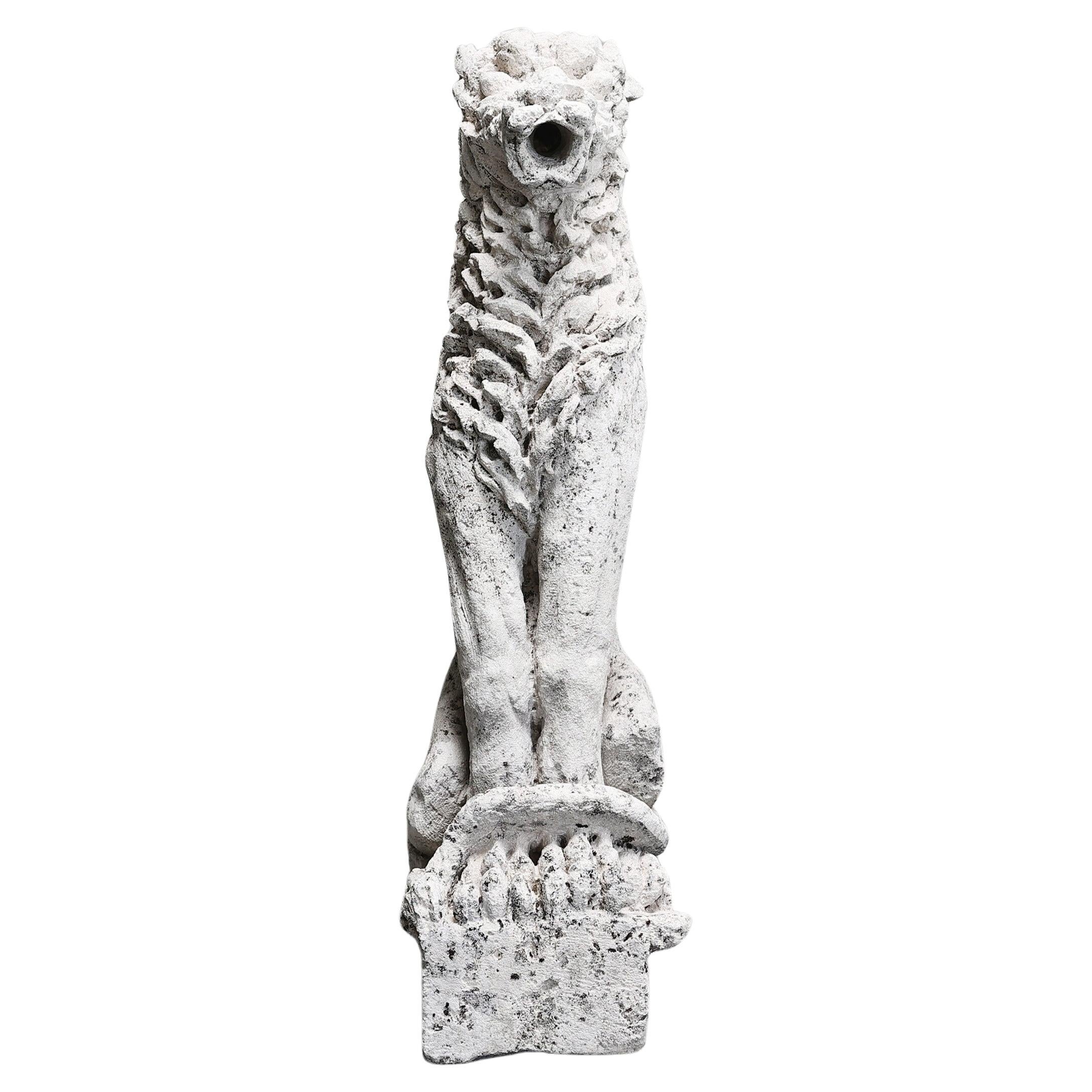 Gargoyle de calcaire français