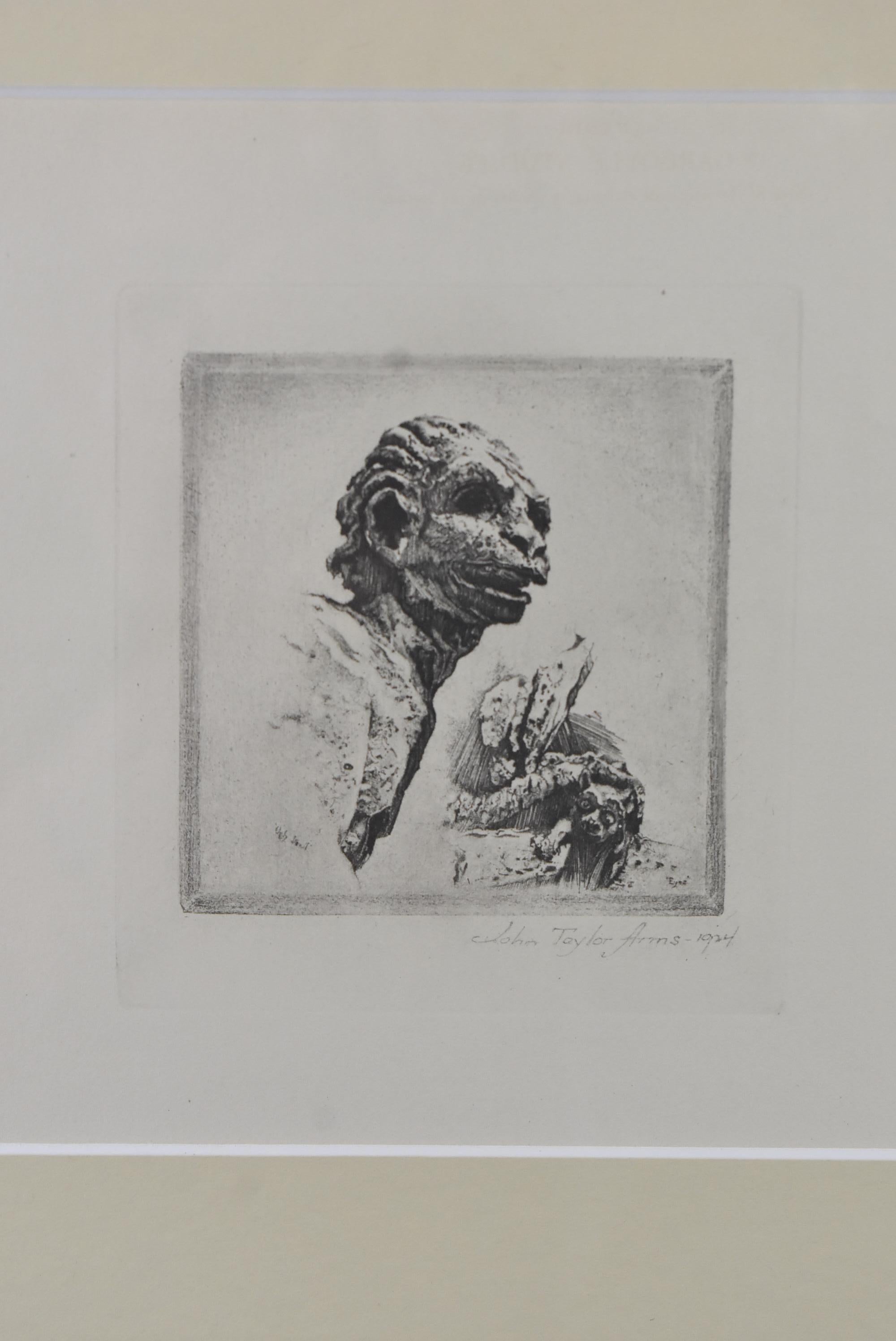 This etching by John Taylor Arms is titled 