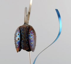Gari, La Maison Des Artisans, Sculpture in Stainless Steel, "Fleur De Gogane"