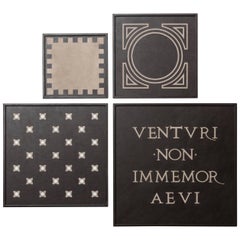 Garibaldi Set of Four Leather Trays