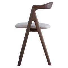 Garibaldi Solid Wood Chair in Walnut by Charlie Pommier