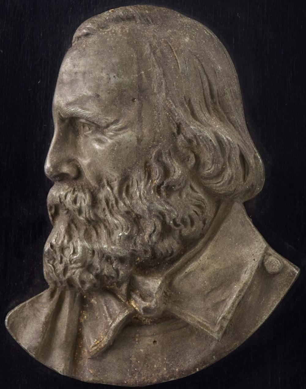 Garibaldi's Portrait, Bronze, Late 19th Century In Good Condition In Roma, IT
