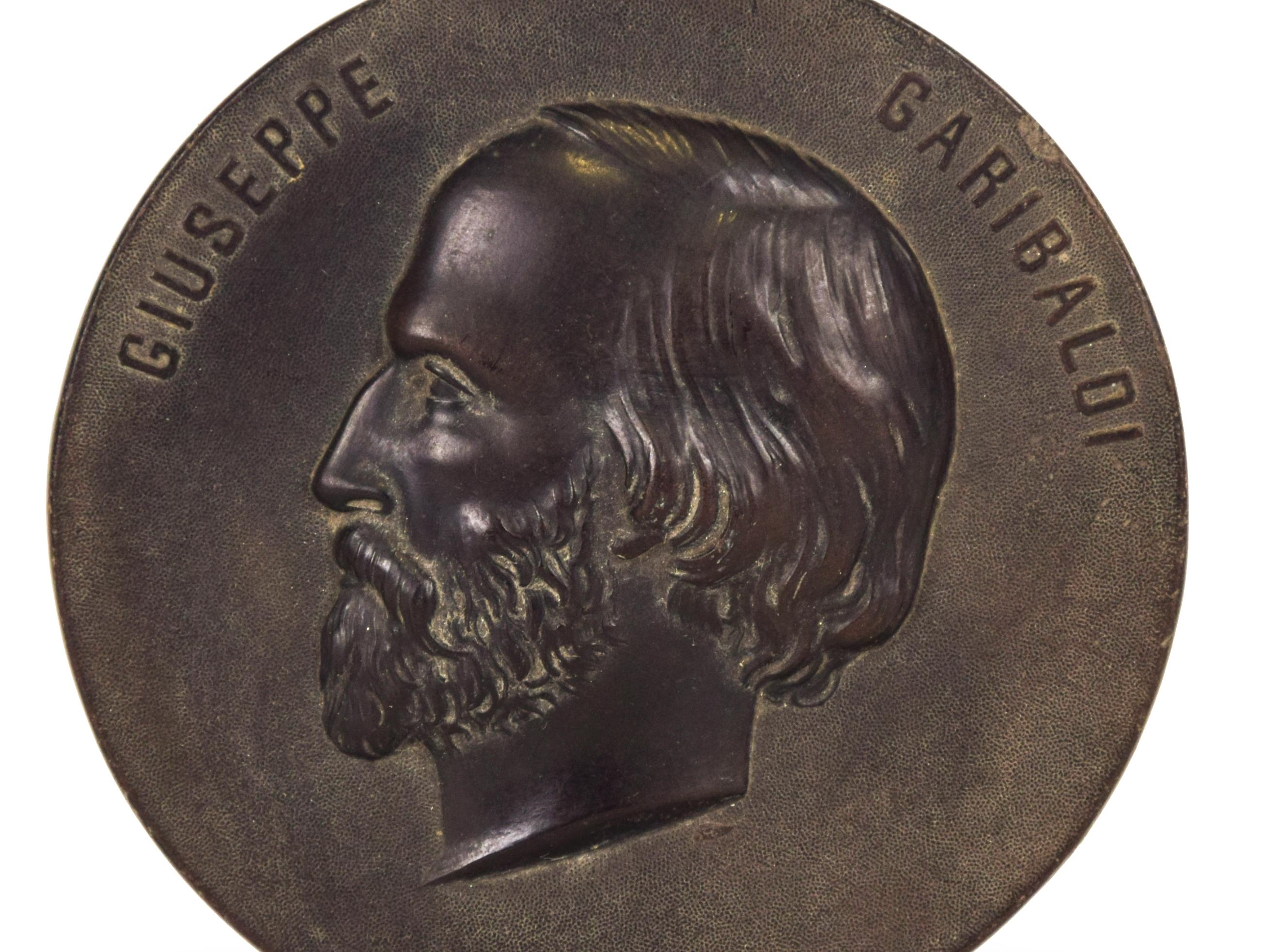 20th Century Garibaldi's Profile, by Italian Manufacture, 19th Century For Sale
