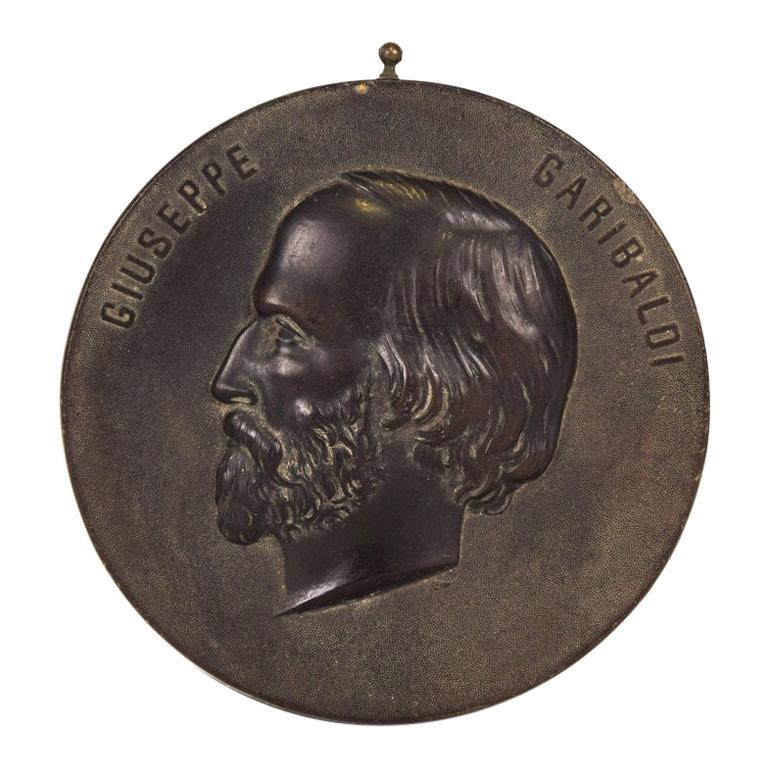 Perfil de Garibaldi, de fabricación italiana, siglo XIX