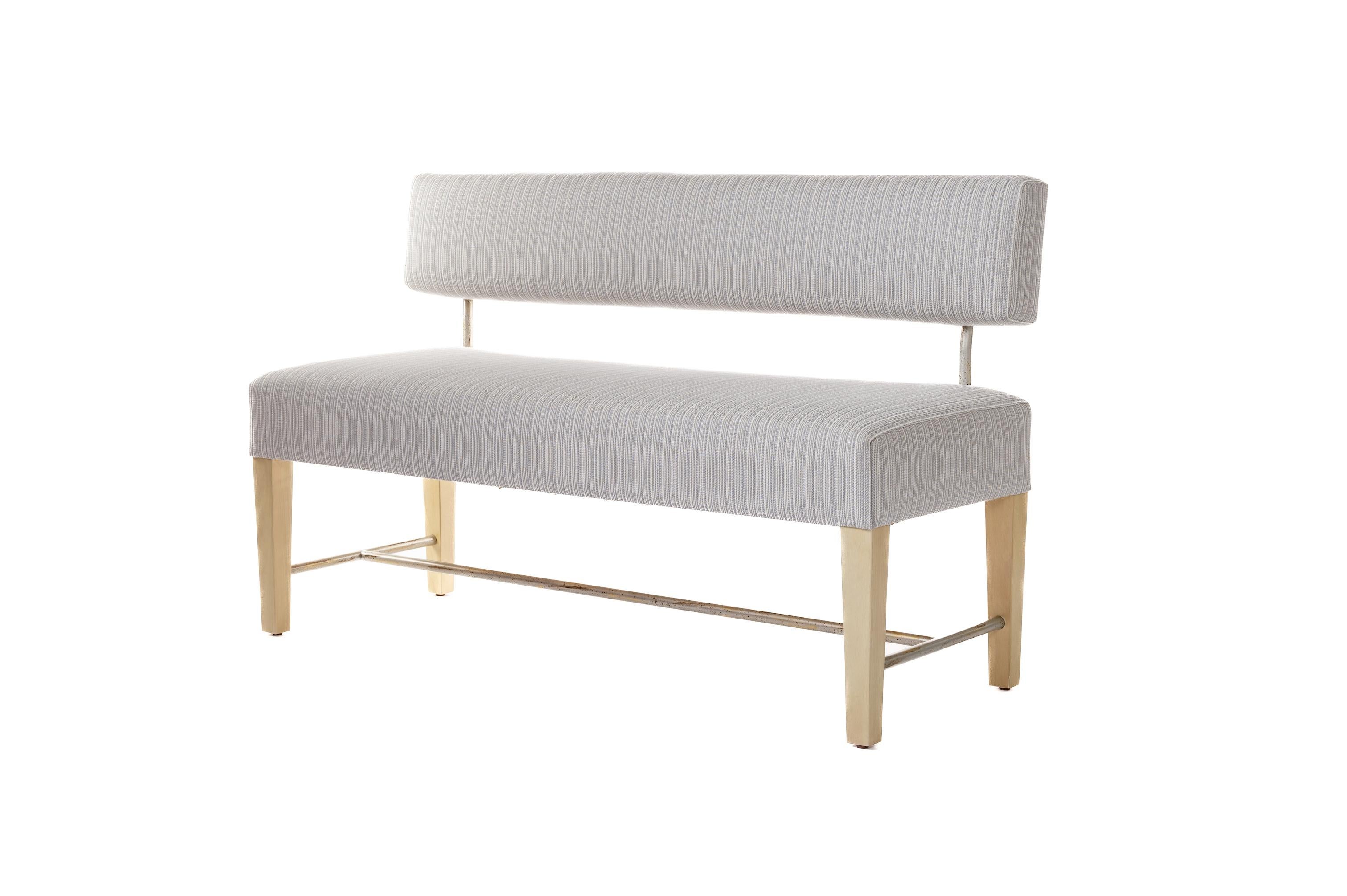 The Golden age of Hollywood is captured in the elegant Garland Bench. Inspired by Judy Garland, this bench is the perfect touch of sophistication to any room. Made with using materials and finishes that are environmentally conscious made to stand