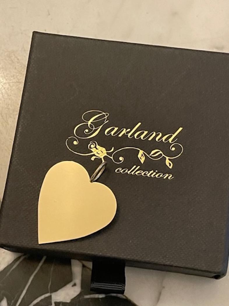 Collection Garland - Pendentif grand cœur en or massif en vente 3