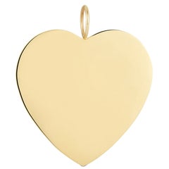 Ciondolo a forma di cuore in oro massiccio della Garland Collection