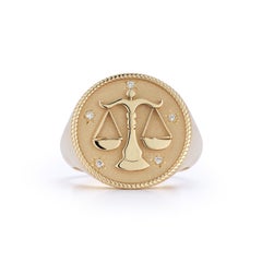 Garland Collection Zodiac Signet Ring